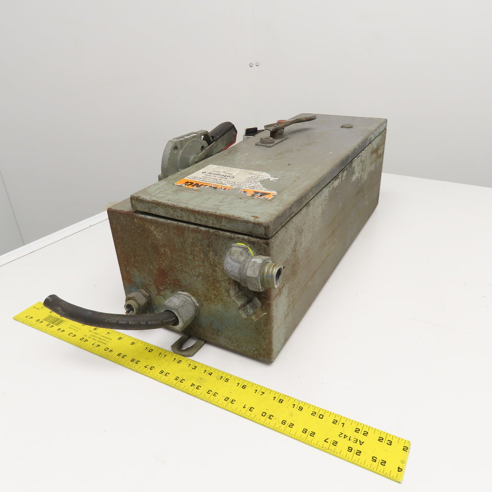 Allen Bradley 512-CJCD-25R 600V 45A 25Hp Fused Combination Starter Disconnect