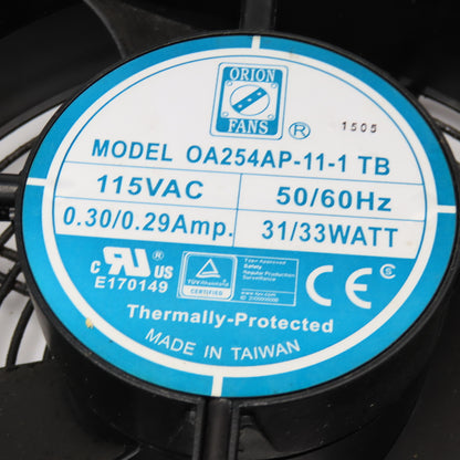 Orion OA254AP-11-1 TB 115V 50/60Hz Cooling Fan 10"