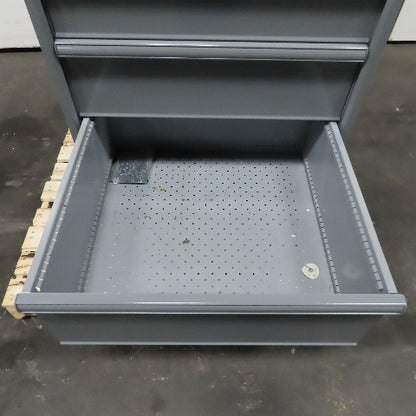Lyon Style 6 Drawer Small Parts Tool Storage Cabinet 28" x 28-1/2" x 45-1/2"