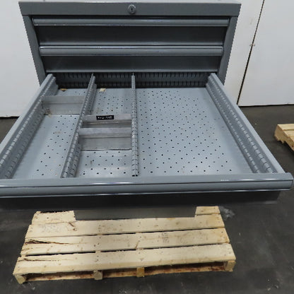 Lyon Style 6 Drawer Small Parts Tool Storage Cabinet 28" x 28-1/2" x 45-1/2"