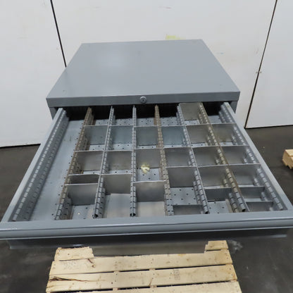 Lyon Style 6 Drawer Small Parts Tool Storage Cabinet 28" x 28-1/2" x 45-1/2"