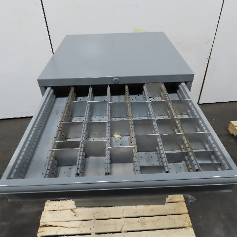 Lyon Style 6 Drawer Small Parts Tool Storage Cabinet 28" x 28-1/2" x 45-1/2"