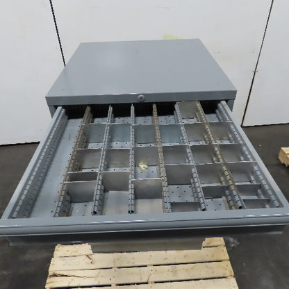 Lyon Style 6 Drawer Small Parts Tool Storage Cabinet 28" x 28-1/2" x 45-1/2"