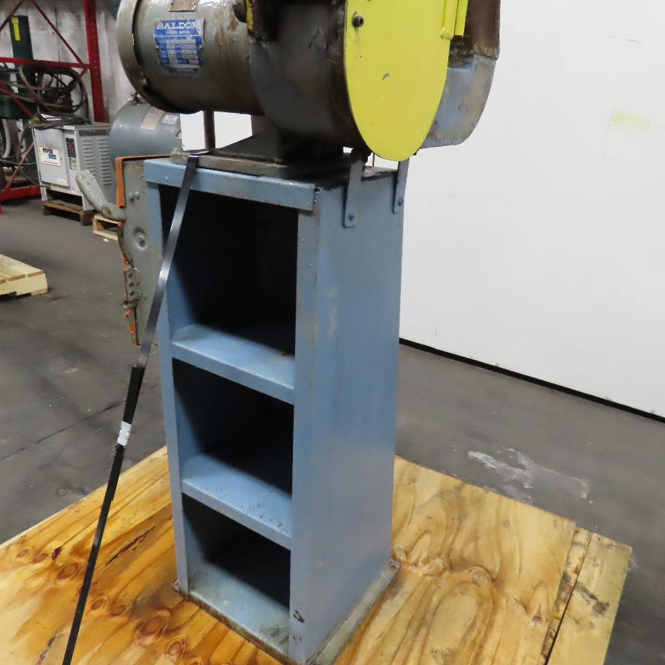 Baldor 1.5Hp 2850/3450RPM 208-220/460V 3Ph Pedestal Belt Sander