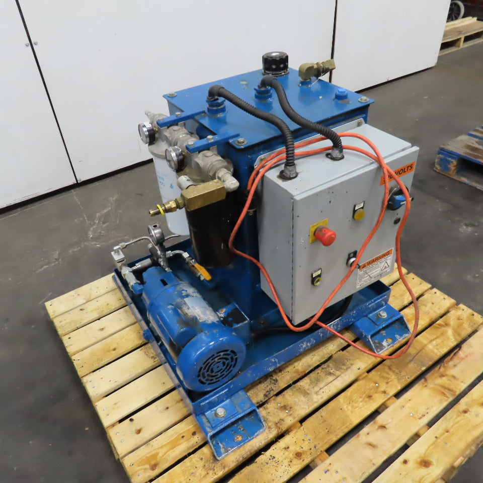 Parker Air-Hydro 20 Gallon 115/230V 1Ph Hydraulic Power Unit 3/4Hp