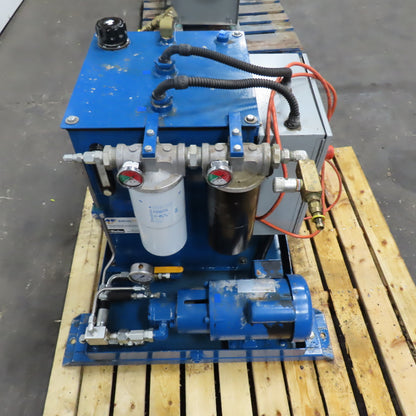 Parker Air-Hydro 20 Gallon 115/230V 1Ph Hydraulic Power Unit 3/4Hp