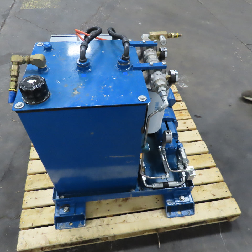 Parker Air-Hydro 20 Gallon 115/230V 1Ph Hydraulic Power Unit 3/4Hp