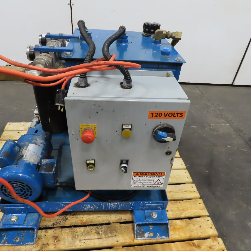 Parker Air-Hydro 20 Gallon 115/230V 1Ph Hydraulic Power Unit 3/4Hp
