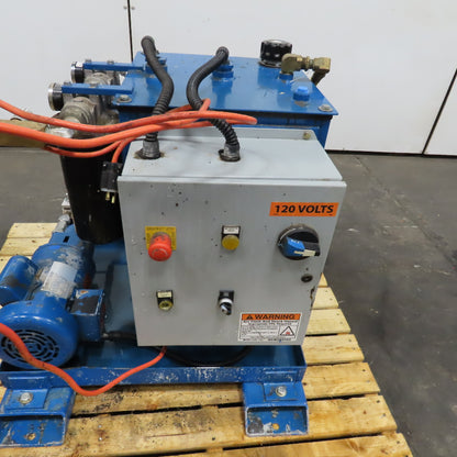 Parker Air-Hydro 20 Gallon 115/230V 1Ph Hydraulic Power Unit 3/4Hp