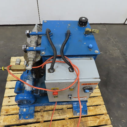 Parker Air-Hydro 20 Gallon 115/230V 1Ph Hydraulic Power Unit 3/4Hp