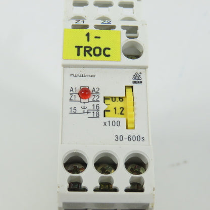 E. Dold u. Sohne KG MK 9961.81 30-600s Minitimer Relay (Release Delayed) 24V