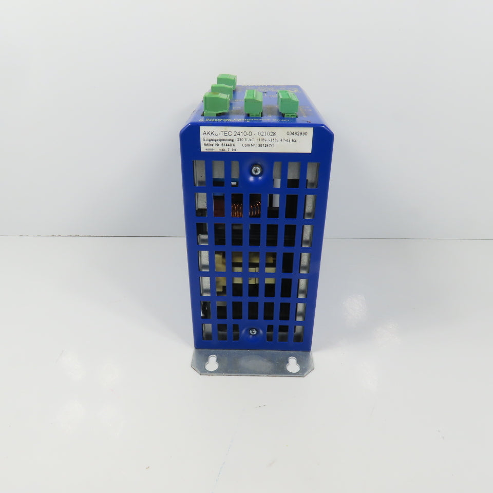 J. Schneider 2410-0 AKKUTEC 24V 10A DC Power Supply 230V AC Input (Clean)