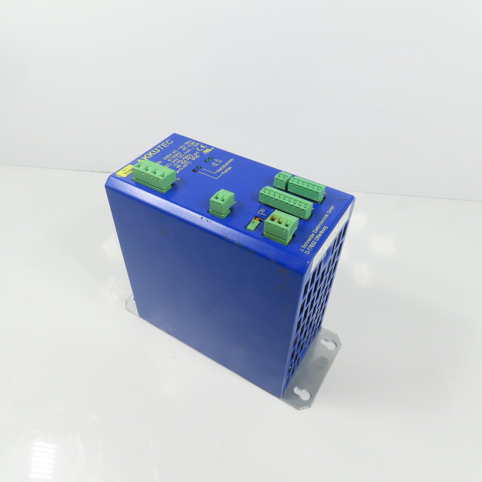 J. Schneider 2410-0 AKKUTEC 24V 10A DC Power Supply 230V AC Input (Clean)