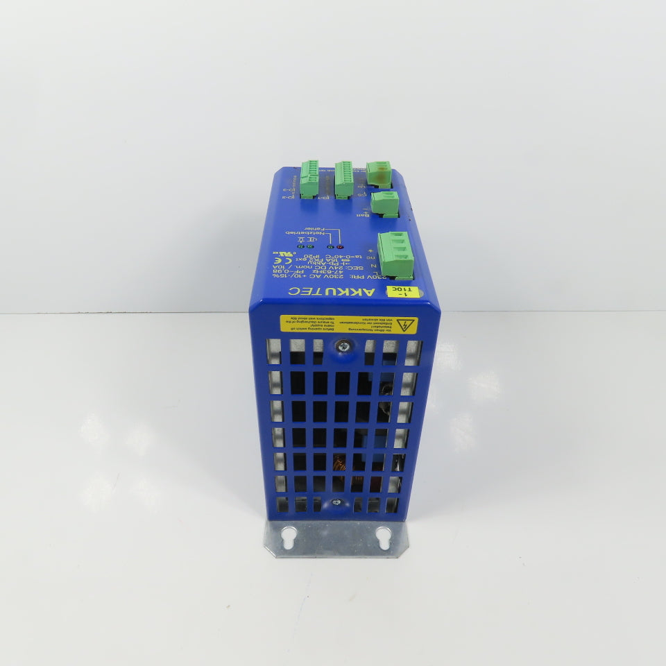 J. Schneider 2410-0 AKKUTEC 24V 10A DC Power Supply 230V AC Input (Clean)