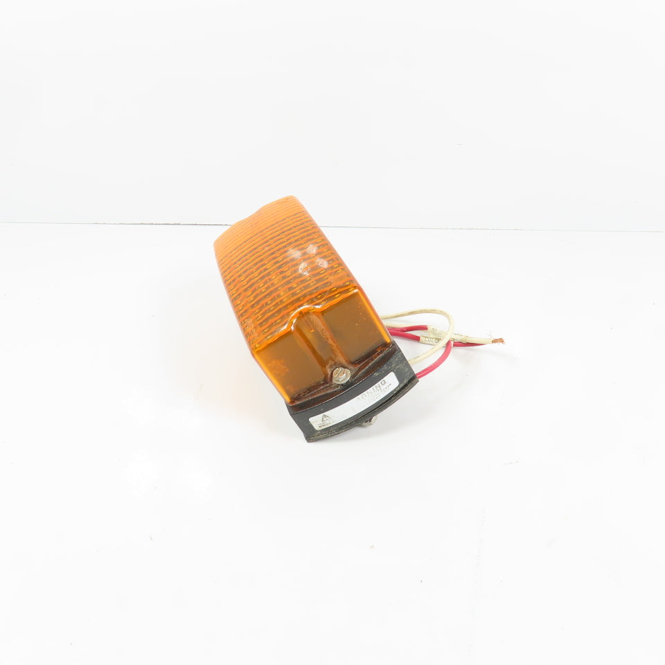 Federal Signal LP1 StreamLine Low Profile Mini Strobe Beacon AMBER 120VAC