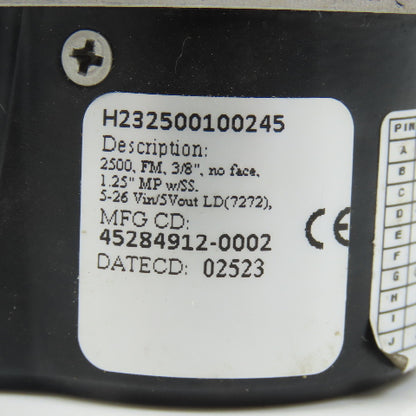 Dynapar H232500100245 Incremental Encoder 3/8" Shaft