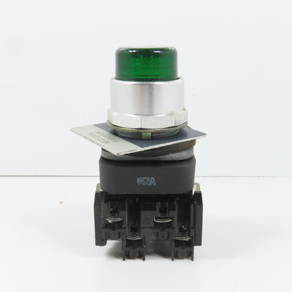 Allen Bradley 800TC-PT16 Green Momentary Contact Pilot Switch 120V 800TC-XA