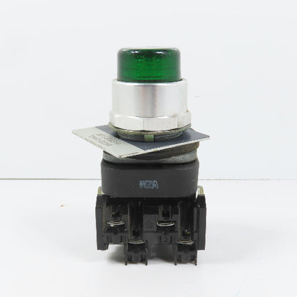 Allen Bradley 800TC-PT16 Green Momentary Contact Pilot Switch 120V 800TC-XA