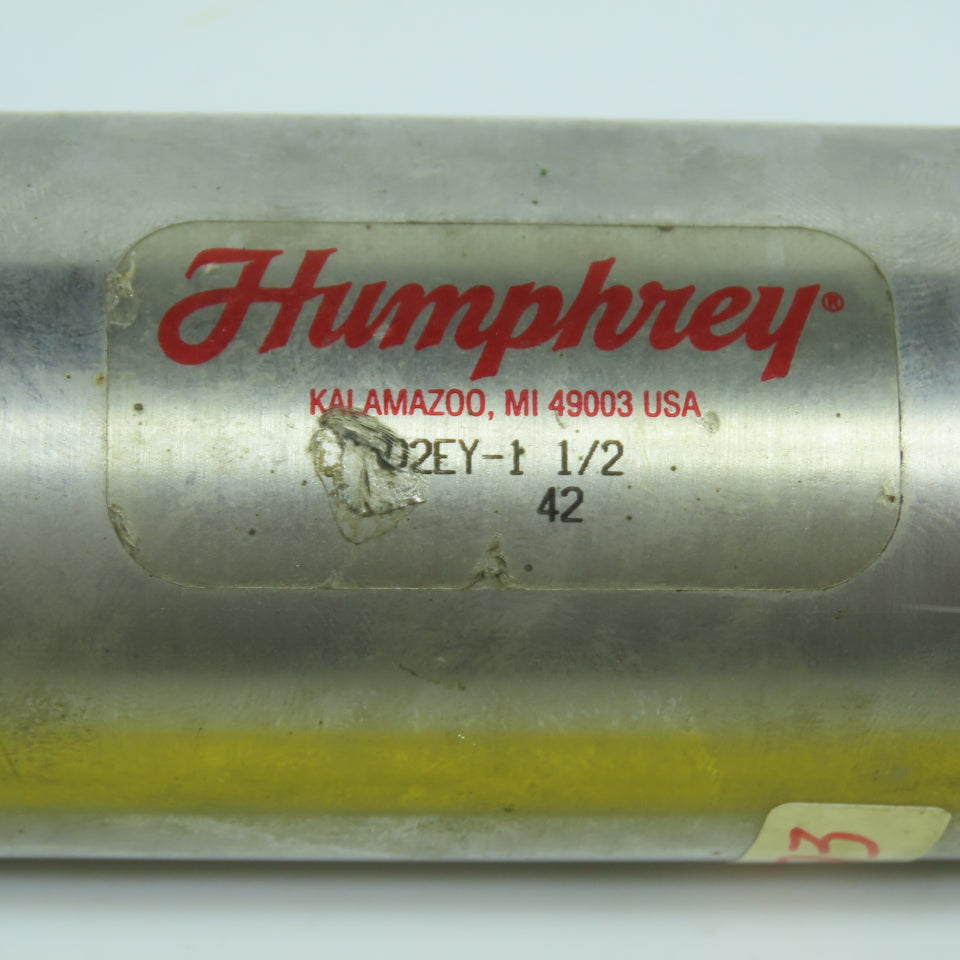 Humphrey 02EY-1-1/2 Double Ended/Acting Pneumatic Cylinder 1-1/2" Stroke 2" Bore