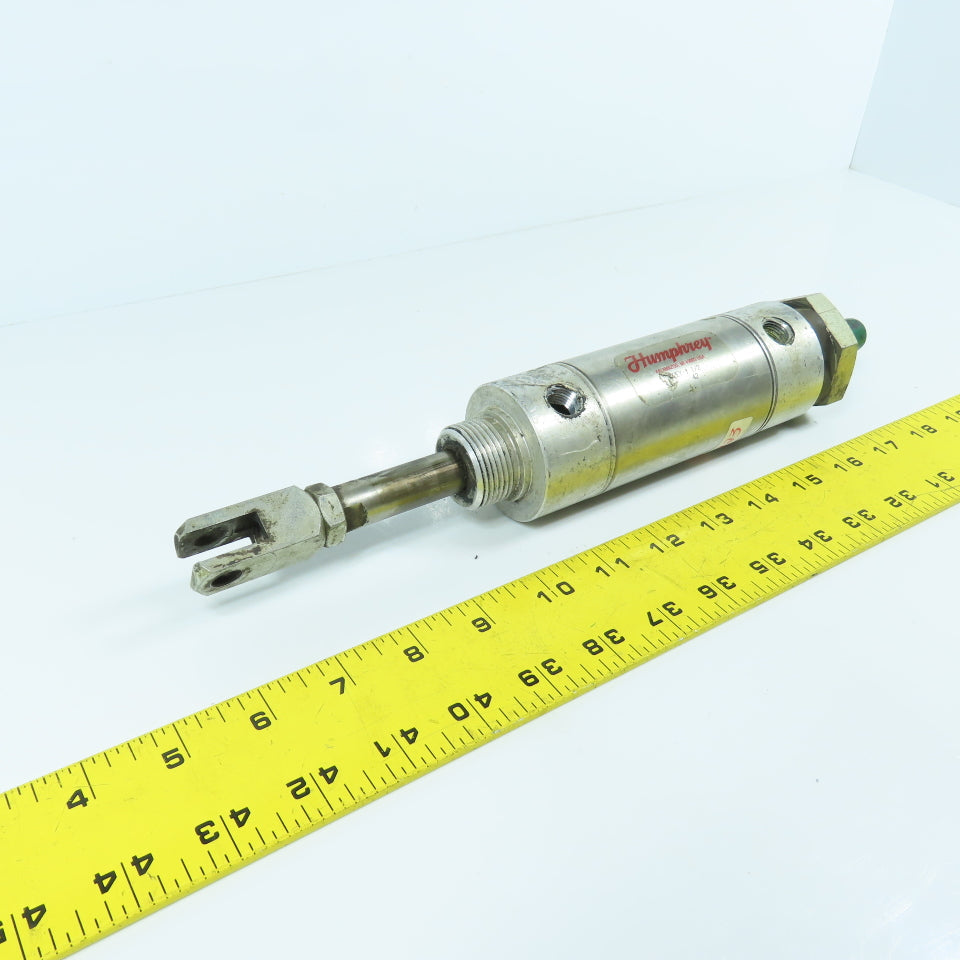 Humphrey 02EY-1-1/2 Double Ended/Acting Pneumatic Cylinder 1-1/2" Stroke 2" Bore