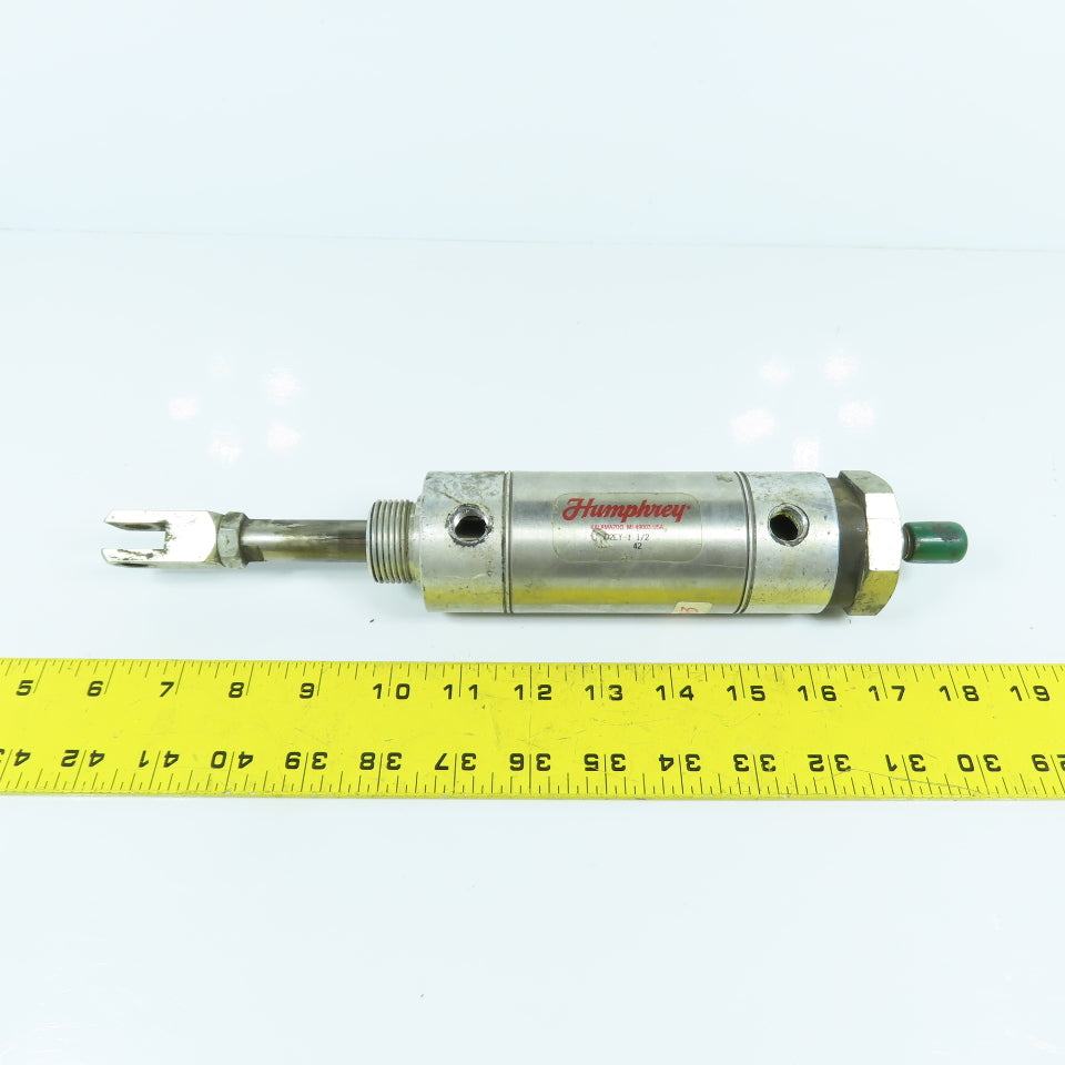 Humphrey 02EY-1-1/2 Double Ended/Acting Pneumatic Cylinder 1-1/2" Stroke 2" Bore