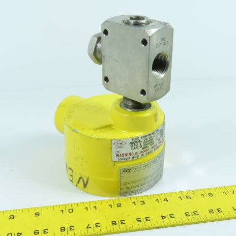 Fluid Components FR70-4/.25" IT/.25" /2.5" Flow Control Switch 115VAC (No Cover)