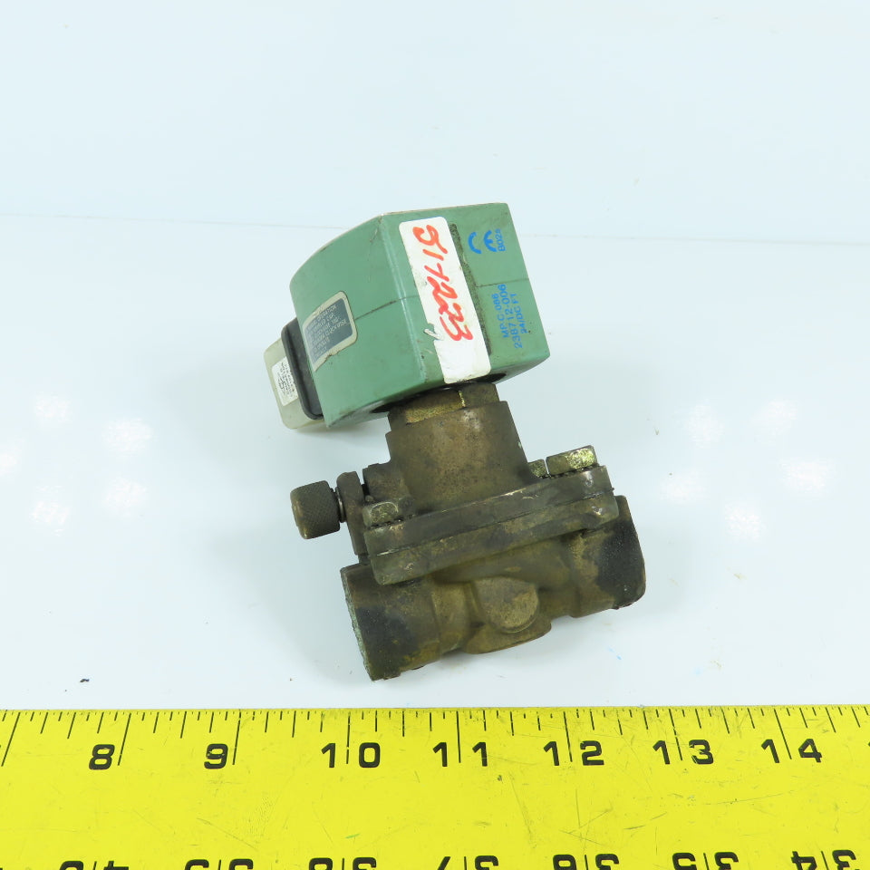 Asco SC8210G2MO 1/2" Solenoid Valve Air, Inert Gas, Water, Oil 24VDC