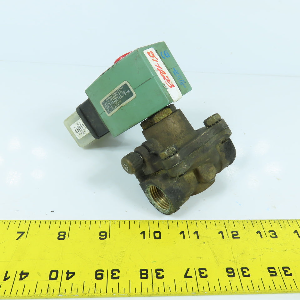 Asco SC8210G2MO 1/2" Solenoid Valve Air, Inert Gas, Water, Oil 24VDC