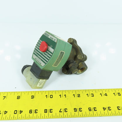 Asco SC8210G2MO 1/2" Solenoid Valve Air, Inert Gas, Water, Oil 24VDC