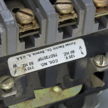 Furnas 22DP32AFE3 Size 1 Reversing Starter Contactor 27A 120V Coil W/ Overload