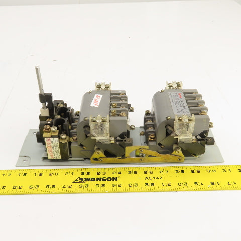 Furnas 22DP32AFE3 Size 1 Reversing Starter Contactor 27A 120V Coil W/ Overload
