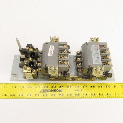 Furnas 22DP32AFE3 Size 1 Reversing Starter Contactor 27A 120V Coil W/ Overload
