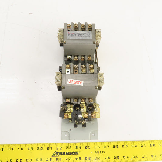 Furnas 22DP32AFE3 Size 1 Reversing Starter Contactor 27A 120V Coil W/ Overload