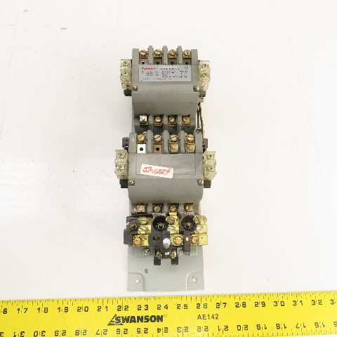 Furnas 22DP32AFE3 Size 1 Reversing Starter Contactor 27A 120V Coil W/ Overload