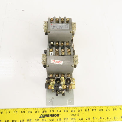 Furnas 22DP32AFE3 Size 1 Reversing Starter Contactor 27A 120V Coil W/ Overload