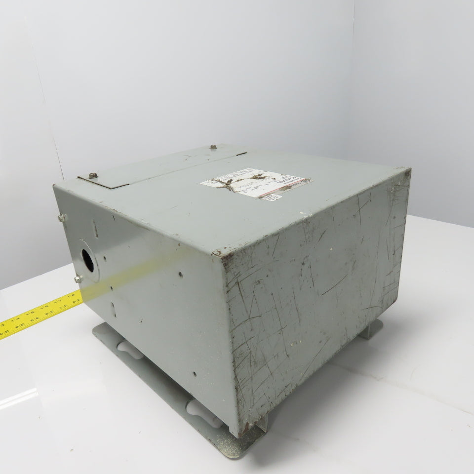 GE General Electric 9T21J3000 3KVA Transformer 432/480V Pri 208Y/120V Sec 3Ph