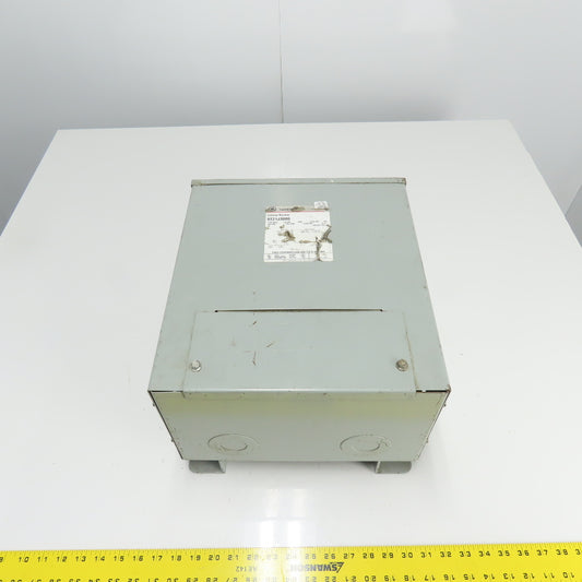 GE General Electric 9T21J3000 3KVA Transformer 432/480V Pri 208Y/120V Sec 3Ph