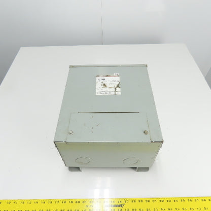 GE General Electric 9T21J3000 3KVA Transformer 432/480V Pri 208Y/120V Sec 3Ph