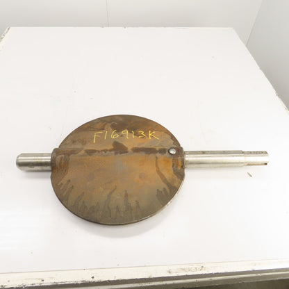Weco 16" Valve Disc Gate & 2" Shaft Assembly