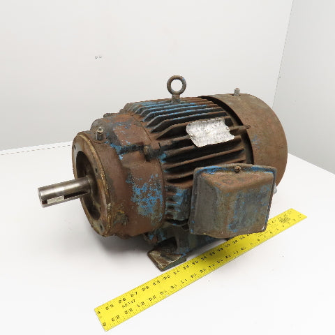 230/460V 3Ph AC Motor No Tag No Info Tested 1-5/8" Shaft