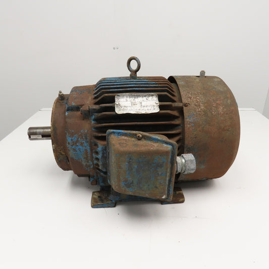 230/460V 3Ph AC Motor No Tag No Info Tested 1-5/8" Shaft