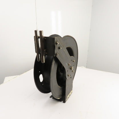 Spring Retracting Air Water Gas Hose Reel (NO HOSE) 19-1/2" OD x 4-1/2" W
