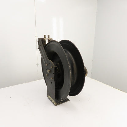 Spring Retracting Air Water Gas Hose Reel (NO HOSE) 19-1/2" OD x 4-1/2" W