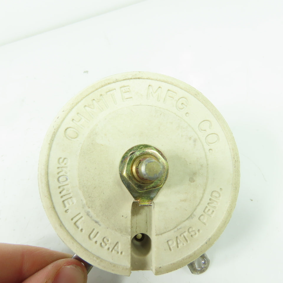 Ohmite Spec 56689 Potentiometer Rheostat 1000O 0.316A 9521