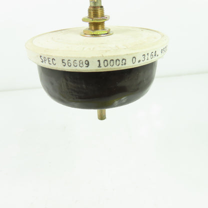 Ohmite Spec 56689 Potentiometer Rheostat 1000O 0.316A 9521