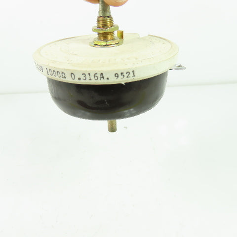 Ohmite Spec 56689 Potentiometer Rheostat 1000O 0.316A 9521