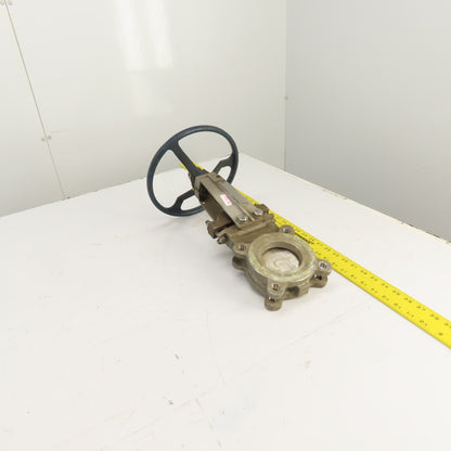 Fabri-Valve FV1311 3" Stainless Steel S316 Manual Knife Gate Valve 150PSI
