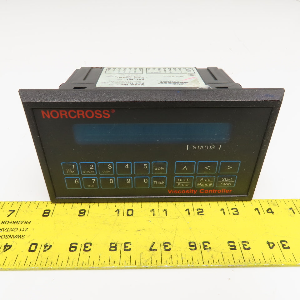 Norcross MP90 120VAC 50/60Hz Viscometer Viscosity Controller