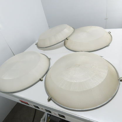 22-1/2" OD Plastic Light Fixture Lense Cover 4" Height Lot Of 4
