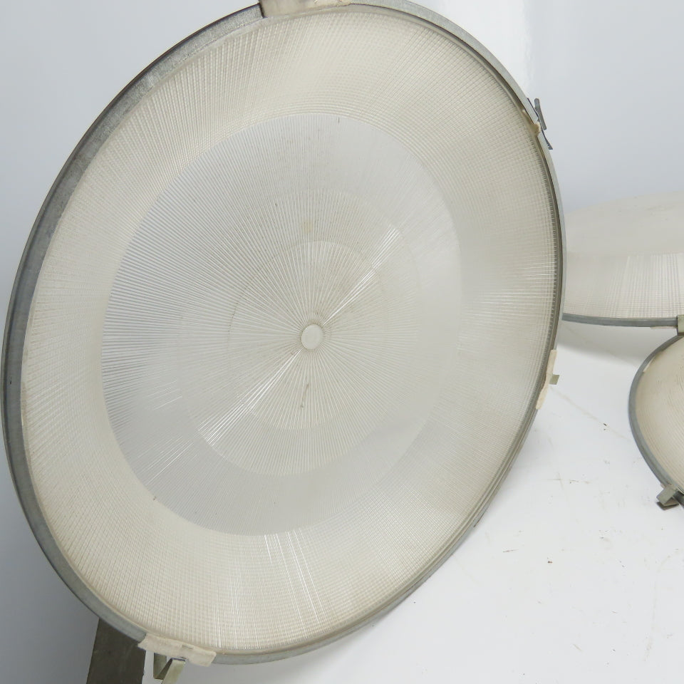 22-1/2" OD Plastic Light Fixture Lense Cover 4" Height Lot Of 4